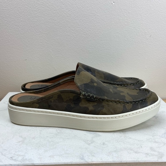 NWOT SOFFT Somers Moc Camo Slip On Sneaker Mules Leather - Picture 11 of 13